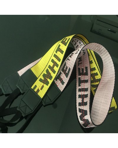 Off White Neoprene Neck Strap for cameras