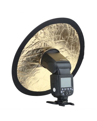 2in1 30cm Gold Silver Portable Folding Reflector