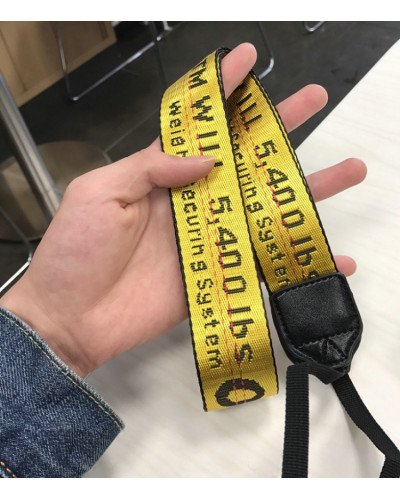 Off White Neoprene Neck Strap for cameras