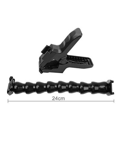 Jaws Flex Clamp Mount with Adjustable Neck for Gopro Hero5 /6/7/8
