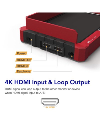 Lilliput A7S 7" Full HD Monitor with 4K Support