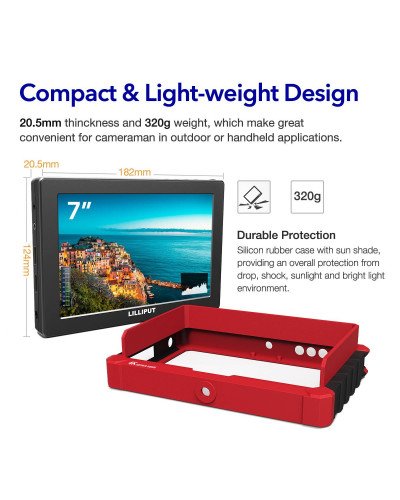 Lilliput A7S 7" Full HD Monitor with 4K Support