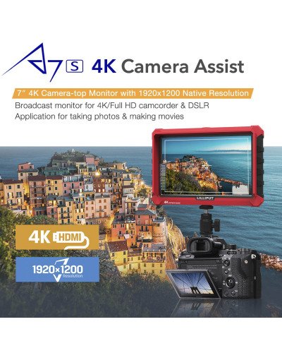 Lilliput A7S 7" Full HD Monitor with 4K Support