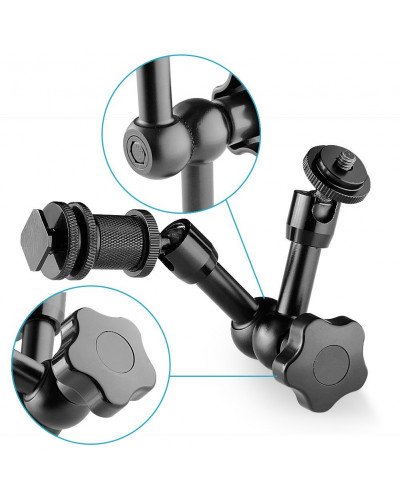 Articulating Magic Arm for Camera LED light DSLR Rig LCD Monitor