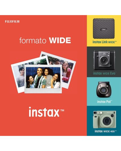 Fujifilm Instax Wide Colour Film (20 Sheets)
