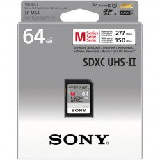 Sony 64GB SF-M UHS-II SDXC Memory Card Sony 64GB SF-M UHS-II SDXC Memory Card