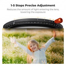 K&F Concept 82mm Nano-X ND2-32 Variable ND+CPL+Black Mist 1/4 3in1 Filter