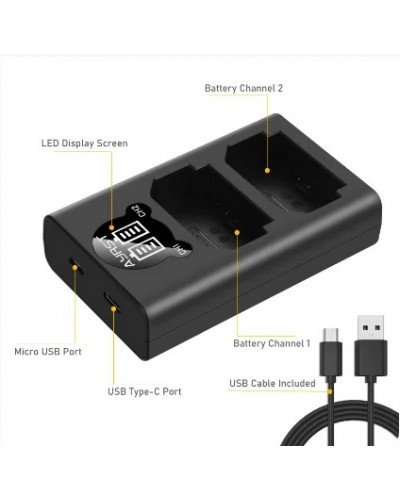 Dual Battery Charger for Sony NP-FZ100