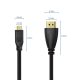 HDMI to MICRO HDMI Male Coiled Cable 2M HDMI to MICRO HDMI Male Coiled Cable 2M