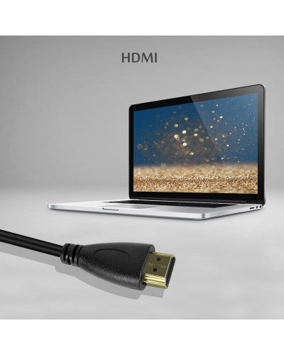 HDMI to MICRO HDMI Male Coiled Cable 2M