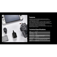 Nitecore BB Nano Rechargeable Air Duster for Cameras and Electronics