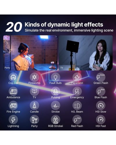 Ulanzi LT003 10" RGB LED Video Light Ulanzi LT003 10" RGB LED Video Light
