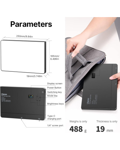 Ulanzi LT003 10" RGB LED Video Light 