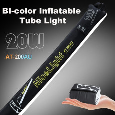NiceFoto AT-200AU 20W Portable Air Tube Bi-Color LED Light