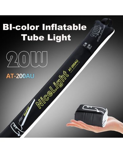 NiceFoto AT-200AU 20W Portable Air Tube Bi-Color LED Light NiceFoto AT-200AU 20W Portable Air Tube Bi-Color LED Light