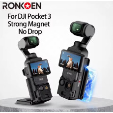 RONKOEN PZ-01 for DJI Osmo Pocket 3 Magnetic Case with Removable MagSafe Plate RONKOEN PZ-01 for DJI Osmo Pocket 3 Magnetic Case with Removable MagSafe Plate