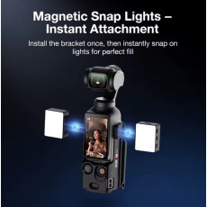 RONKOEN PZ-01 for DJI Osmo Pocket 3 Magnetic Case with Removable MagSafe Plate RONKOEN PZ-01 for DJI Osmo Pocket 3 Magnetic Case with Removable MagSafe Plate