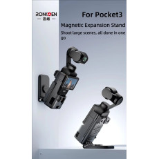 RONKOEN PZ-01 for DJI Osmo Pocket 3 Magnetic Case with Removable MagSafe Plate RONKOEN PZ-01 for DJI Osmo Pocket 3 Magnetic Case with Removable MagSafe Plate