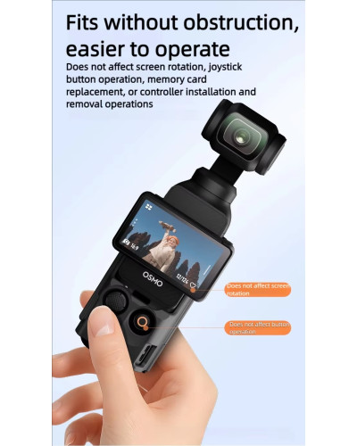 RONKOEN PZ-01 for DJI Osmo Pocket 3 Magnetic Case with Removable MagSafe Plate RONKOEN PZ-01 for DJI Osmo Pocket 3 Magnetic Case with Removable MagSafe Plate