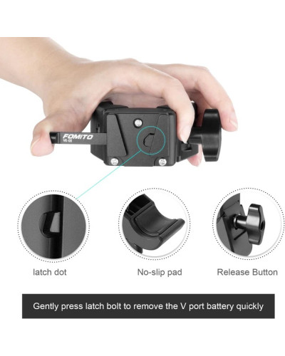  FOMITO VK-08 V-Mount Female Crab Clamp