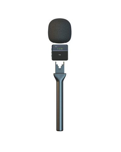 Wireless Microphone Handheld Interview Mic Hand Stick