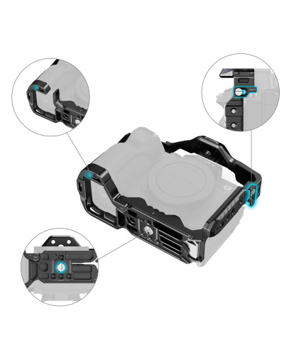 SmallRig Cage for Sony Alpha 7R V / 7 IV / 7S III / 1 / 7R IV / 7 V