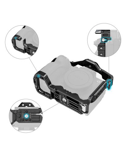SmallRig Cage for Sony Alpha 7R V / 7 IV / 7S III / 1 / 7R IV / 7 V