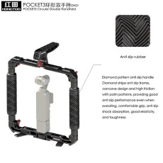 DH01 Dual Handheld Ring Grip Bracket for DJI Pocket 3 Instan360 X3/X4/5 Action Camera DH01 Dual Handheld Ring Grip Bracket for DJI Pocket 3 Instan360 X3/X4/5 Action Camera