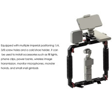DH01 Dual Handheld Ring Grip Bracket for DJI Pocket 3 Instan360 X3/X4/5 Action Camera DH01 Dual Handheld Ring Grip Bracket for DJI Pocket 3 Instan360 X3/X4/5 Action Camera