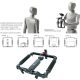 DH01 Dual Handheld Ring Grip Bracket for DJI Pocket 3/4 Instan360 X3/X4/5 Action Camera