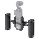 Camera Video Cage & Dual NATO Side Handle Kit for DJI Osmo Pocket 3/4 Vlogging
