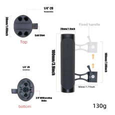 Camera Video Cage & Dual NATO Side Handle Kit for DJI Osmo Pocket 3 Vlogging