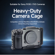 Portable Aluminum Alloy Camera Cage for FX30/FX3