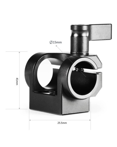 SmallRig 15mm Single Rod Clamp