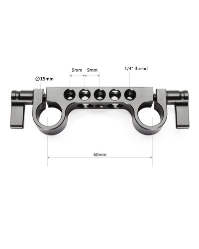 SmallRig Super Lightweight 15mm-Railblock (2pcs Pack)