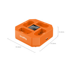 SmallRig Four-Channel Camera Battery Charger for EN-EL15c