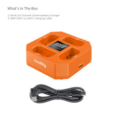 SmallRig Four-Channel Camera Battery Charger for EN-EL15c