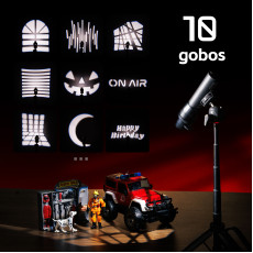 SmallRig RF 05B Portable Zoom LED Video Light CRI 96+ 1900K-8000K OLED Display Creative Spotlight