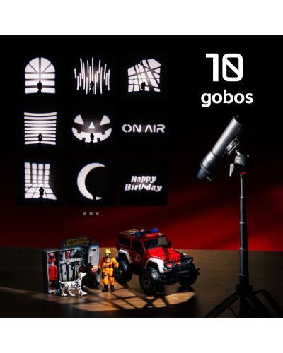 SmallRig RF 05B Portable Zoom LED Video Light CRI 96+ 1900K-8000K OLED Display Creative Spotlight