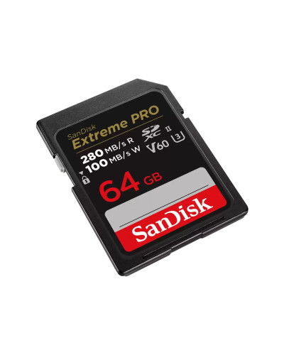 SanDisk Extreme Pro SDXC 64GB 280MB/s UHS-II V60 SD Memory Card