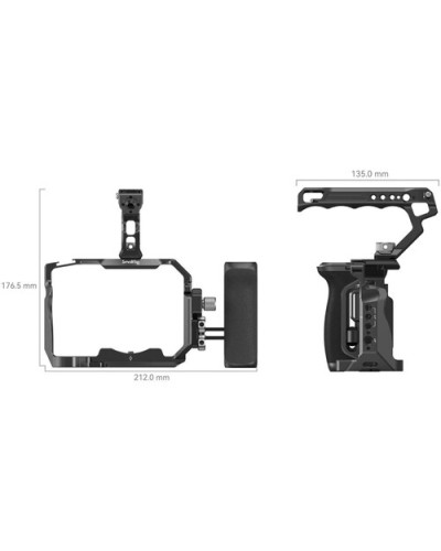 SmallRig Advanced Cage Kit for Sony Alpha 7RV / Alpha 7IV / Alpha 7SIII 3669C