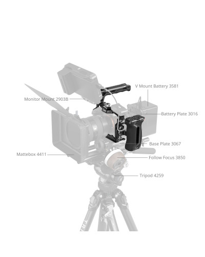 SmallRig Cage Kit for Sony Alpha 7R V / 7 IV / 7S III / 7 V (Advanced Edition) 3669D