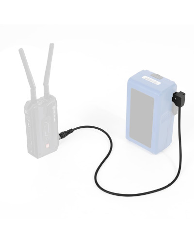 D-Tap to Locking DC 5.5 2.1mm Monitor Coiled Power Cable 30CM