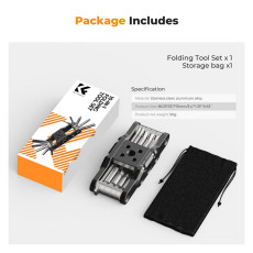 K&F Concept 10in1 Folding Hex Key Set with Screwdrivers K&F Concept 10in1 Folding Hex Key Set with Screwdrivers