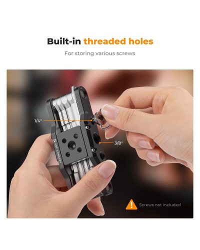 K&F Concept 10in1 Folding Hex Key Set with Screwdrivers