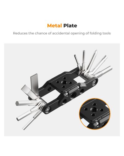 K&F Concept 10in1 Folding Hex Key Set with Screwdrivers