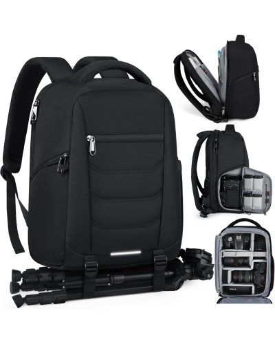 Camera Backpack Anti-Theft Waterproof Camera Bag Laptop Backpack