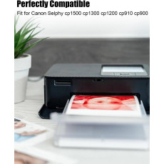 6Inch Paper Tray Compatible with Canon Selphy CP1500 CP1300 CP1200 CP910 CP900 Photo Printer Paper Pickup Tray