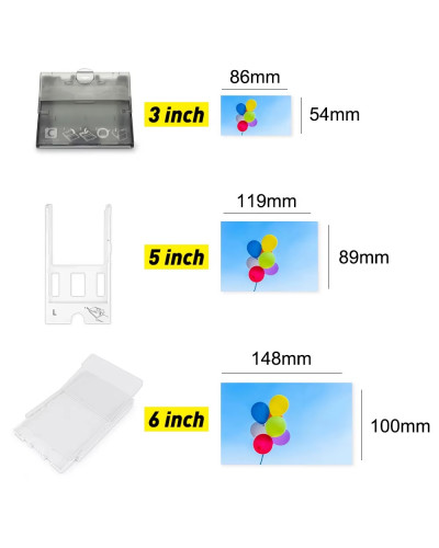 6Inch Paper Tray Compatible with Canon Selphy CP1500 CP1300 CP1200 CP910 CP900 Photo Printer Paper Pickup Tray