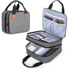 Photo Printer Bag Suitable for SELPHY CP1500 CP1300 CP1200 Polyester Photo Printer Bag with Accessory Compartments
